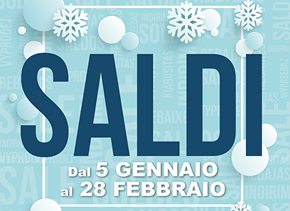 ‘SALDI INVERNALI’ si parte - alla Befana negozi aperti